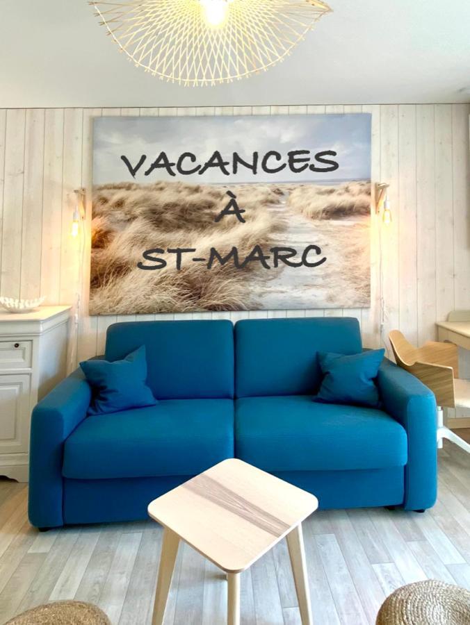 Appartement T2 , Bord De Mer, Acces Direct Plage Saint-Nazaire  Eksteriør bilde